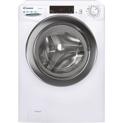 Lavatrice A Carica Frontale Candy CSS4127TWR3/1-11 Slim 7 Kg Classe C 1200 Giri (A85xL60xP40) Tecnologia NFC Contenuti extra sull'App Bianco