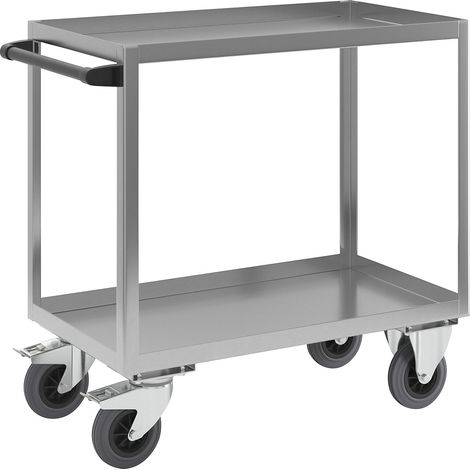 eurokraft pro, Chariot à plateaux en inox, L x l 900 x 500 mm, (1/5)