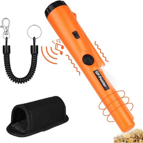 Détecteur de métaux Portable, -37 ℃ - 70 ℃ Pinpointer de Recherche en Or étanche avec Distance de détection de boîtier en Simili Cuir 3 mètres (1/5)