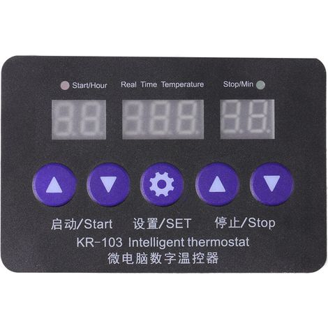 Temperature controller, reliable and durable thermostat with probe, factory incubator control for (1/5)