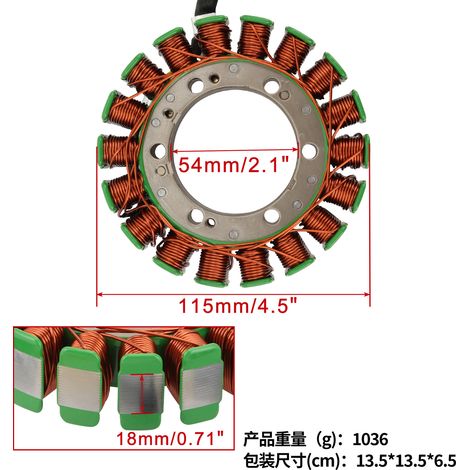 Zündspulenstator VT500C Shadow 500 PC08 1983-1986 31120-MF5-004 (1/4)
