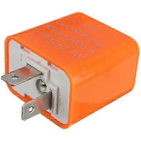 2-poliges Motorrad-Blinkerrelais mit geschwindigkeitsverstellbarer LED-Anzeige, 12 V, Autobahn