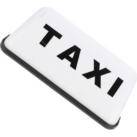Générique Gyrophare LED 12V pour Taxi avec Panneau Lumineux (1/5)