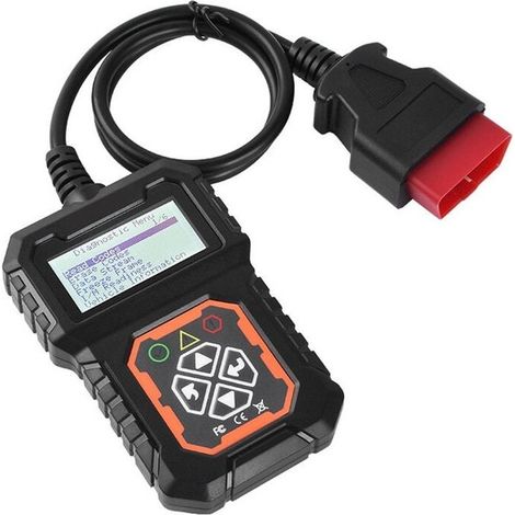 Outil de Diagnostic Voiture OBD2 Universel Support Français Lecteur et Suppression de Codes d'erreurs Moteur Voiture OBDII (1/5)