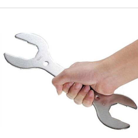 Sollbry Clé à Cône de Moyeu de Vélo 30/32/36/40mm, Clé de Moyeu de Vélo Clé à Cône pour Moyeu de Vélo Clés à Cône de Bicyclette Clé pour Vélo Casque Outil de Réparation de Vélo pour VTT Cyclisme (1/5)