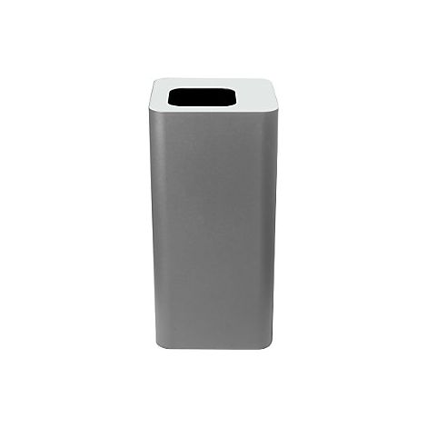 Contenedor de reciclaje Pure  capacidad 100 l  gris / plateado