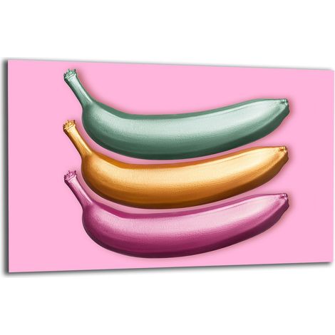 PLAQUE DE PROTECTION EN VERRE POUR CUISINIÈRE 80x52 BANANE (1/5)