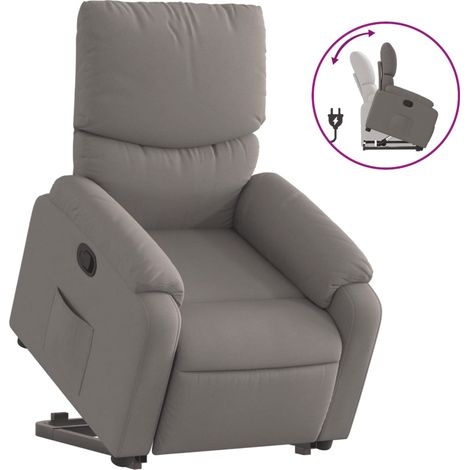 Maison Exclusive - Relaxsessel mit Aufstehhilfe Taupe Stoff