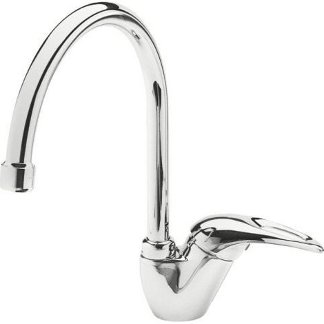 Robinet de cuisine Mitigeur en laiton chrome pour evier de cuisine