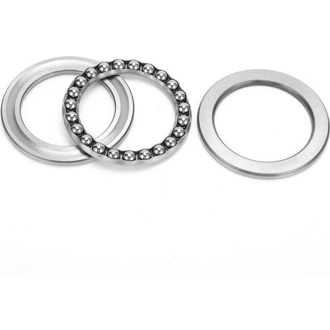 Butée à billes 51111, palier à siège plat en acier 55 x 78 mm, outils pour tour (1/5)