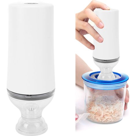 Mini aspirateur portatif, pompe à vide portable pour sacs de scellage d'extérieur, pompe de séchage par compression pour sacs de stockage de consommables d'impression 3D (1/5)