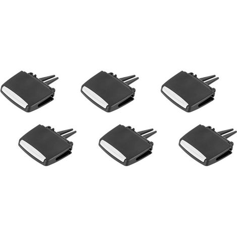Sei clip di fissaggio per le prese d'aria per BMW X5/X6 e clip per le prese d'aria posteriori, compatibili con i modelli X5 E70 e X6 E71 dal 2006 al 2012.