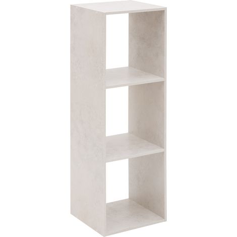 Étagère mix'n modul 3 cases rectangulaire 32x34,5cm beige - 5five (1/2)
