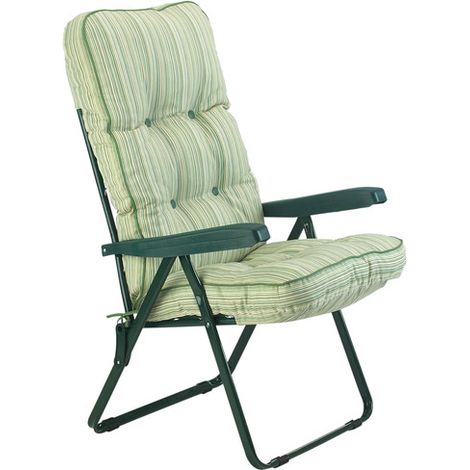 Deluxe Cotswold Stripe Recliner - L58 x W58 x H99 cm