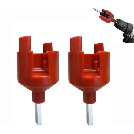 Mandrin de perçage pour vis d'isolateurs de clôture électrique, mandrin en plastique pour poteaux de clôture électrique. (1/5)