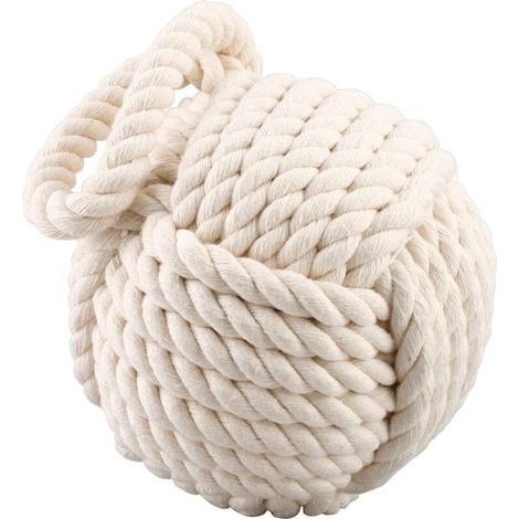 1 Pcs Heavy Butoir de porte en forme de nœud marin Crème(Beige) (1/5)