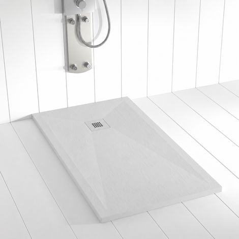 Piatto doccia in Resina PLES Grigio ANTISCIVOLO (griglia colorada)- 70x200 cm - Griglia + Valvola GRATIS