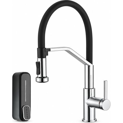 IMEX - Grifo de cocina flexible con fijación magnética Véneto, Cromo pulido (1/5)