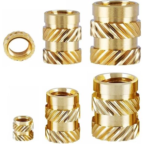 Inserts filetés, 20/50/100 pièces. M3 M4 M5, moletés, thermofusibles (1/5)