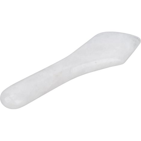 Pierre de jade rouleau massage Gua Sha portable, outil de thérapie acupuncture cou épaules, soulagement détente musculaire, stick sculptant (1/5)