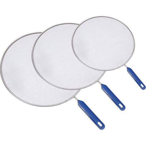 3PCS Splatter Proof Lid, Stainless Steel Splatter Guard, Splatter Proof Lid, Splatter Proof Lid, Stainless Steel Splatter Screen Protector, for Cookware (1/5)