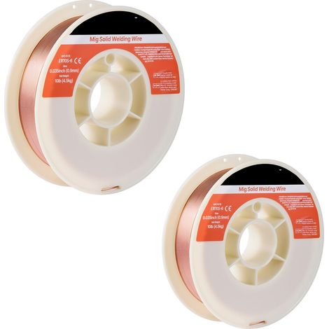 Fil de soudage MIG ER70S-6 0,9 mm 4,5 kg acier doux faible projection soudage sous gaz toutes positions (1/5)