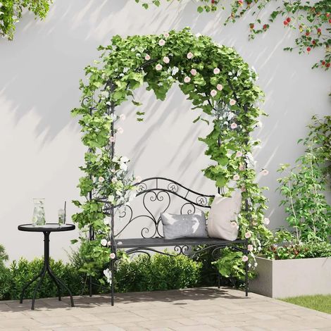 Gartenmöbel vidaxl garden bench Stahl 121x48 cm (1/3)