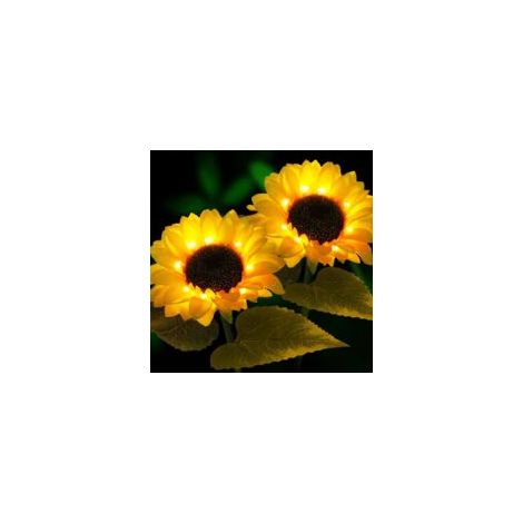 Set mit 2 Solarleuchten für die Außendekoration - Crezuo