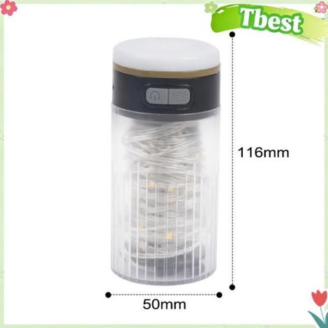 Tbest Lumière de camping Lanterne De Camping LED Polyvalente Pour Camping Et Tente ] sport moustiquaire Jaune (1/5)