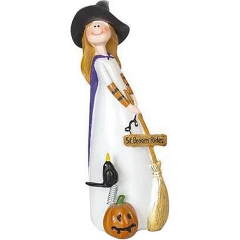 Figurines et Statues de SorcièRe D'Halloween DéCoration D'IntéRieur SorcièRes en RéSine Sculpture D'Elfe Mignonne A (1/5)