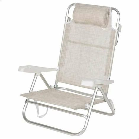 Aktive 62667 Poltrona Pieghevole Multifunzionale Beige