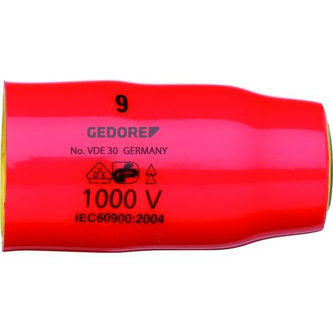 GEDORE 2946513 - Clé à douille VDE insert 3/8 , VDE 30 20 (1/5)