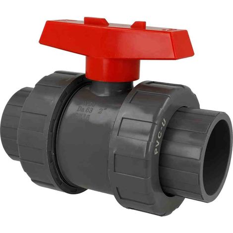 Vanne à coller PVC ø63 mm