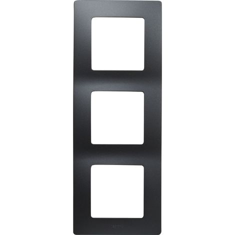 Legrand 396417 marco o placa para mecanismo Niloé de 3 elementos negro (1/4)