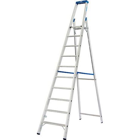 Escabeau H de travail 4,35 H reelle 2,35 Longueur 3,21 marches 10 (1/5)