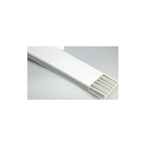 Minicanale Cop. Front. 60X17 Bianco 3Scomp. (2Mt) (Elettrocanali Cod. Ecmc6017B)