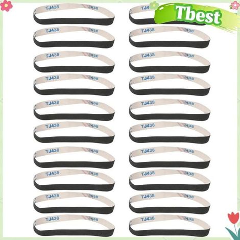 Tbest Bande abrasive Rouleaux de papier de verre abrasif, bande de ponçage, meulage mental, polissage, outil Grain 80 (1/5)
