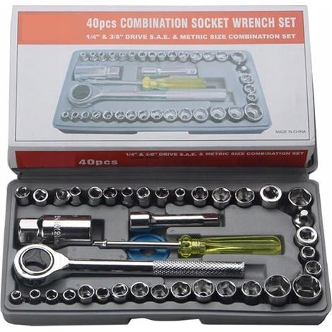 Set di chiavi a bussola Aiwa da 40 pezzi (1/5)