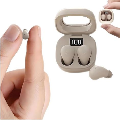2 pièces Casque de sommeil, réduction active du bruit, ultra-fin pour petites oreilles, écouteurs Bluetooth sans fil pour dormeurs latéraux (1/5)