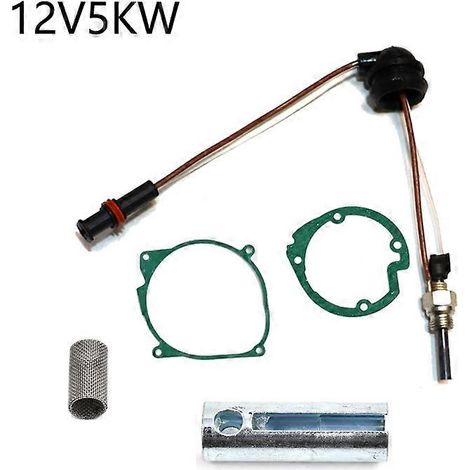 Kit de réparation étanche pour bougie de préchauffage auxiliaire 12 V pour chauffage d'air de voiture, compatible avec les modèles D2, D4 et D4S. (1/5)