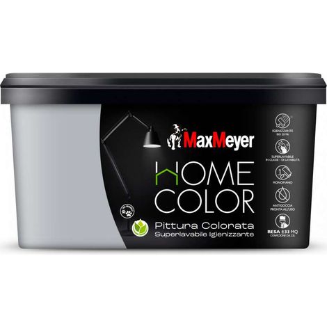 MaxMeyer Idropittura Superlavabile 2,5L Colore Polvere di Pietra Opaca