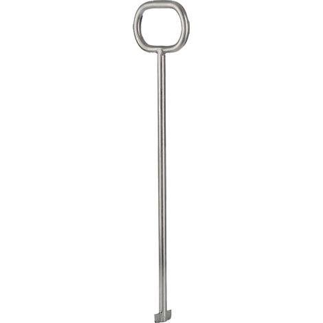 HÄRKE sollevatore coperchi pozzetto L.600mm con piedino a fessura zincato - 48003 (1/3)
