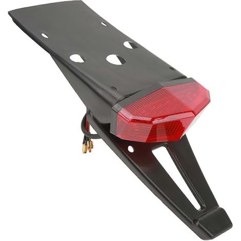 12V LED-Rücklicht mit Kotflügel, Bremslicht, Kennzeichenbeleuchtung, Rücklicht, Fahrlicht und Blinker für die meisten Motorräder