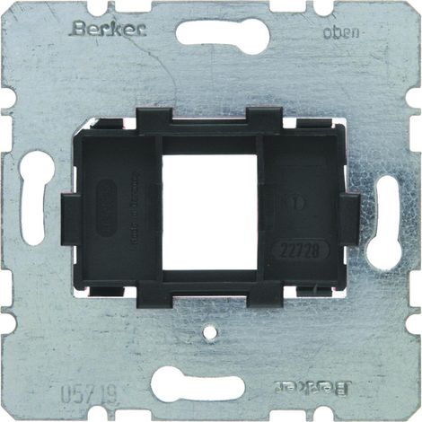 Plaque de finition Berker 454201 design modulaire protection antipoussière