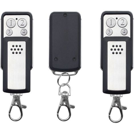 Lot de 3 Télécommande 4 boutons à clapet (1/4)