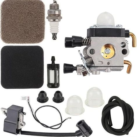 Kit de carburador con bobina de encendido SPORTARC y filtro de aire para FS80R FS85, FS80, HS80, HT75, HS75 y HS85. (1/5)