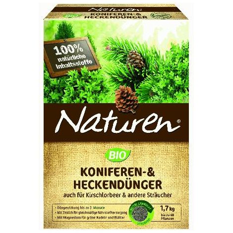 SUBSTRAL® Naturen® BIO Koniferen- & Heckendünger für bis zu 68 Pflanzen - 1,7  kg (1/10)