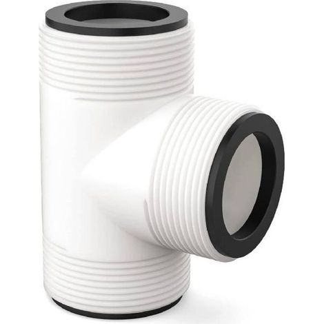 Raccord en T pour tuyau de piscine, kit de raccordement de 1,5 pouce, compatible avec les raccords en T pour tuyaux de piscine, pour les pièces de raccordement des tuyaux des piscines hors sol. (1/5)