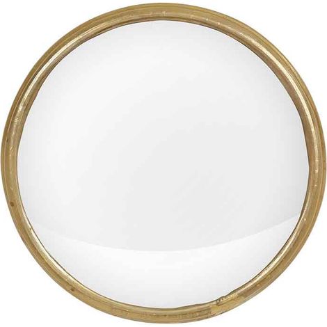 Miroir convexe Edman rond doré 15cm (1/3)