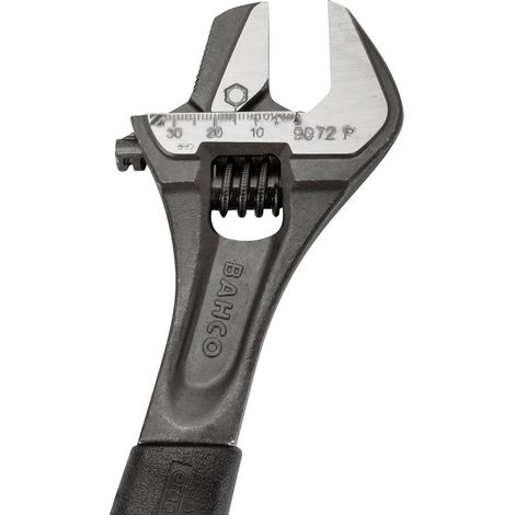 Bahco 9072 P chiave inglese nera ergonomica 430 g